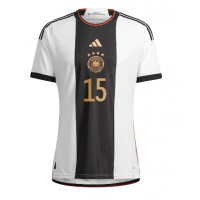 Pánský Fotbalový dres Německo Niklas Sule #15 MS 2022 Domácí Krátký Rukáv